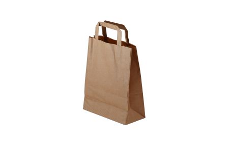 Szalagfles barna paprtska 22x28+10 cm