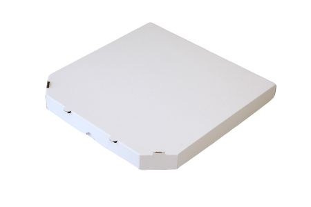 Pizza doboz 32 cm csapott sark fehr