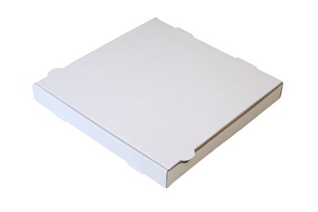 Pizza doboz 33 cm szgletes fehr