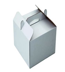  Magastott torta doboz (22x22+28 cm)