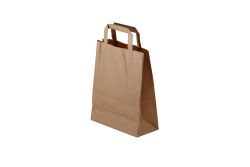  Szalagfles barna paprtska 22x28+10 cm