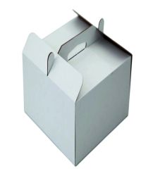  Magastott torta doboz (26x26+28 cm)