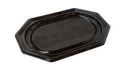  Fekete RPET tlca 35 cm, 3 szemlyes