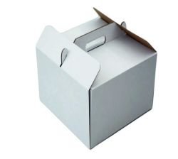  Magastott torta doboz nagy (33x33+26 cm)